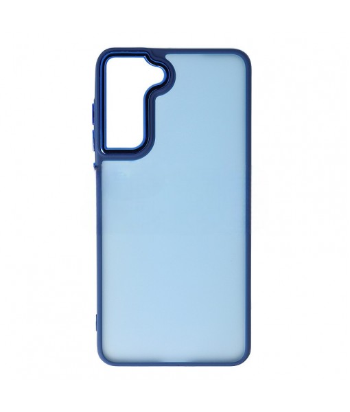 Husa Samsung Galaxy S21 FE, Plastic Dur, Albastru