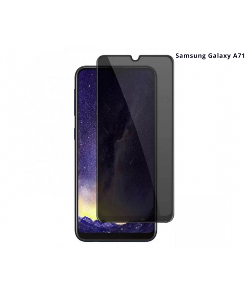 Folie Protectie ecran Samsung Galaxy A71, Full Prvacy, Full Glue
