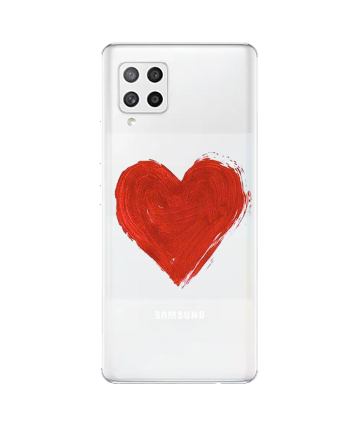 Husa Samsung Galaxy A22 / A22 5G, Silicon Premium, Big Heart