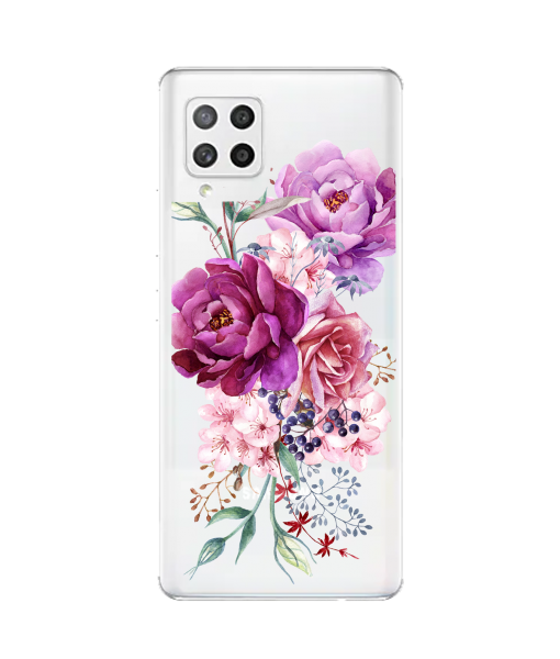 Husa Samsung Galaxy A22 / A22 5G, Silicon Premium, Beautiful Flowers Bouquet