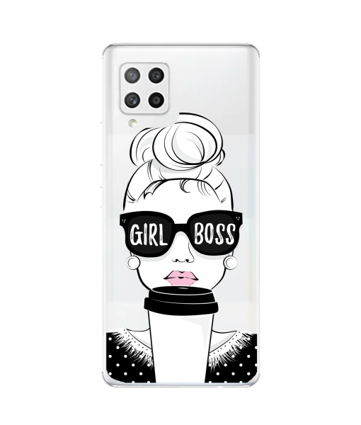 Husa Samsung Galaxy A42 5G, Silicon Premium, Girl Boss