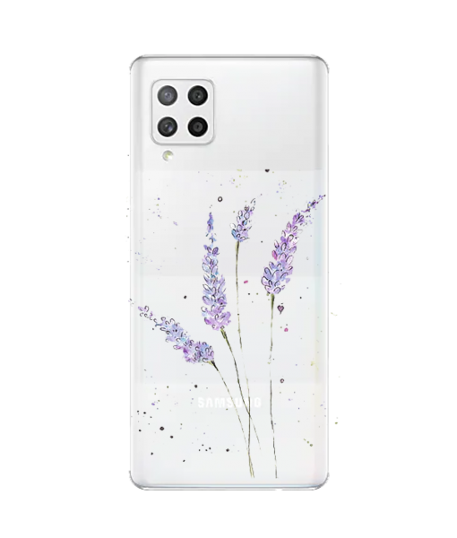 Husa Samsung Galaxy A22 / A22 5G, Silicon Premium, Lavender Feelings