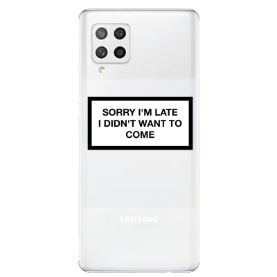 Husa Samsung Galaxy A22 / A22 5G, Silicon Premium, Sorry