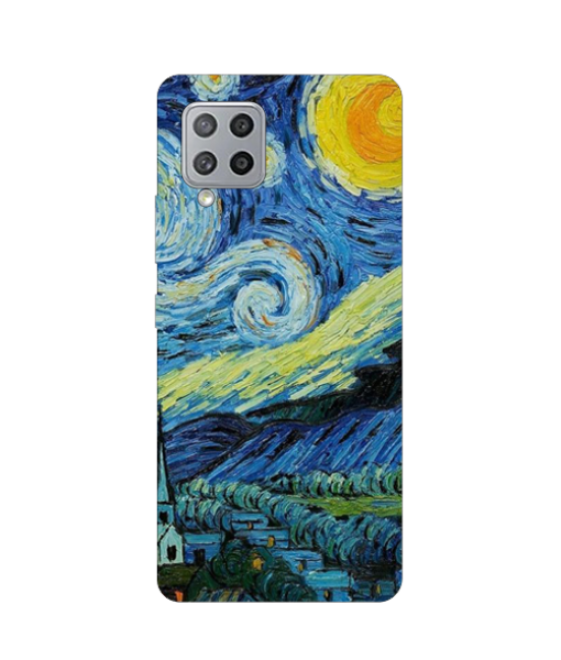 Husa Samsung Galaxy A42 5G, Silicon Premium, Van Gogh - Starry Night