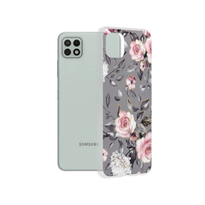 Husa Samsung Galaxy A22 5G, Marble Series, Bloom of Ruth Gray