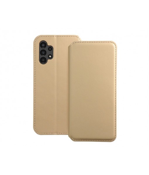 Husa Samsung Galaxy A25, Tip carte, Piele Ecologica, Gold
