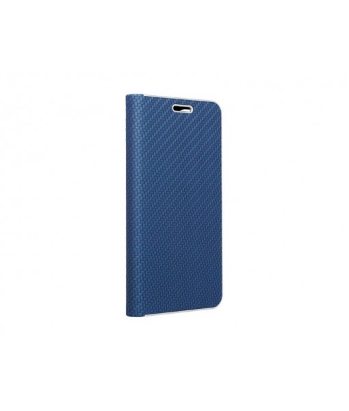 Husa Samsung Galaxy A33 5G , Tip Carte Forcell Luna Carbon, Albastru