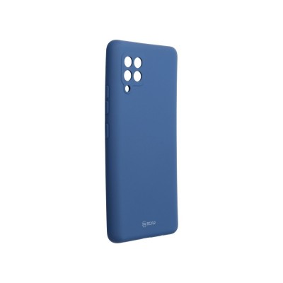 Husa Silicon Roar Jelly Compatibila Cu Samsung Galaxy A42 5G, Albastru
