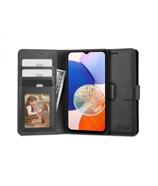 Husa Samsung Galaxy A54, Tech-Protect Wallet, Negru