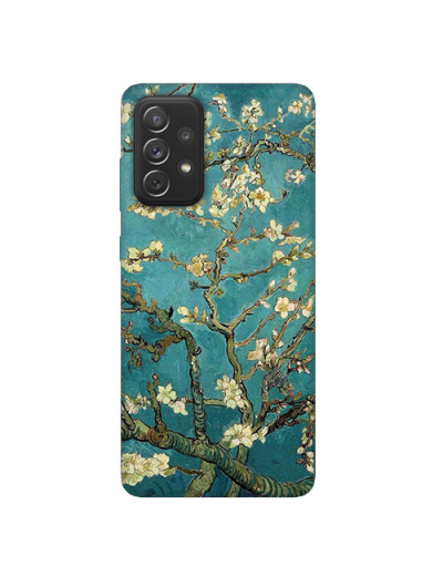 Husa Samsung Galaxy A72 / A72 5G, Silicon Premium, Van Gogh - Almond Blossom