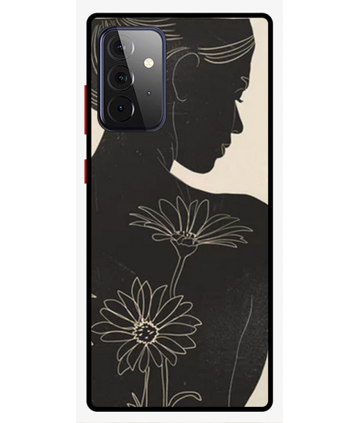 Husa Protectie AntiShock Premium, Samsung Galaxy A51, FLOWERS ON MY BACK