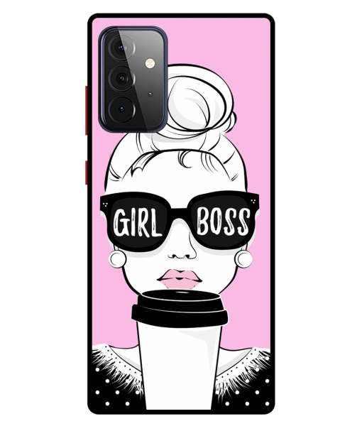 Husa Protectie AntiShock Premium, Samsung Galaxy A51, GIRL BOSS