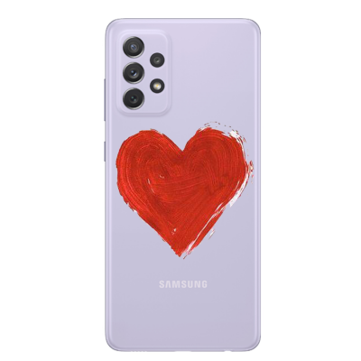 Husa Samsung Galaxy A32 / A32 5G, Silicon Premium, Big Heart