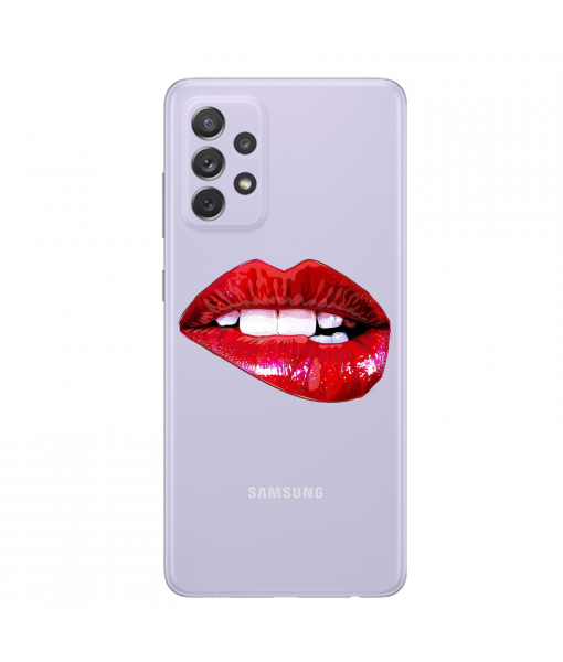 Husa Samsung Galaxy A13 / A13 5G, Silicon Premium, Bite my lips