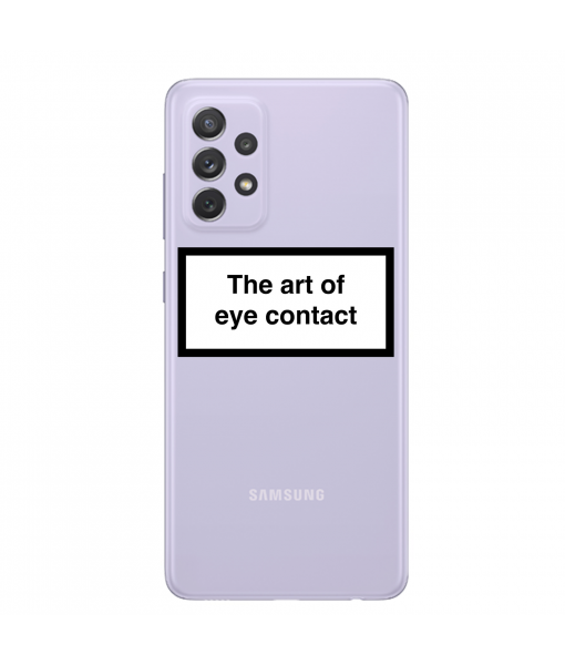 Husa Samsung Galaxy A72 / A72 5G, Silicon Premium, Eye Contact