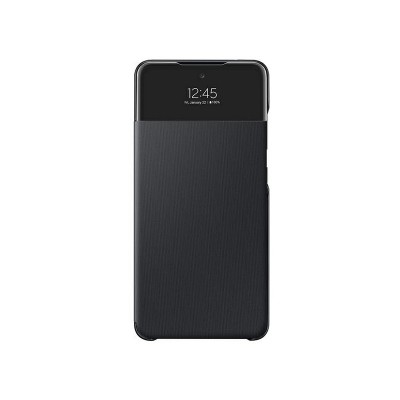 Husa Samsung Galaxy A72 / A72 5G, S View Wallet Cover, Negru
