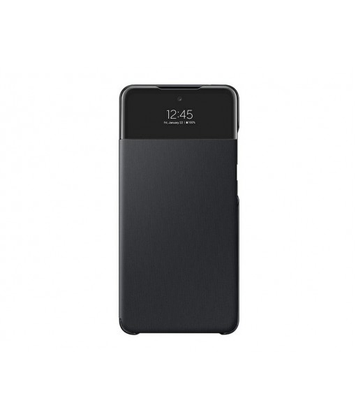 Husa Samsung Galaxy A72 / A72 5G, S View Wallet Cover, Negru