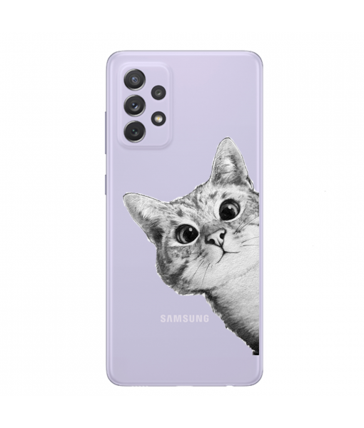 Husa Samsung Galaxy A72 / A72 5G, Silicon Premium, Kitty