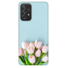Husa Samsung Galaxy A72 / A72 5G, Silicon Premium, Tulips