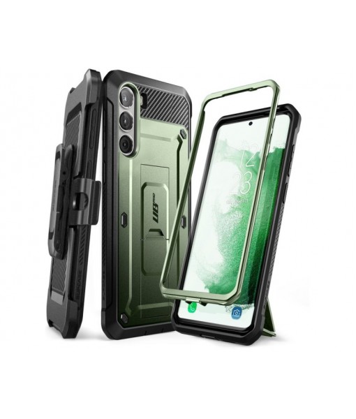 Husa Samsung Galaxy S23 Plus, Supcase Unicorn Beetle Pro, Protectie 360, Ultra Rezistenta, Guldan