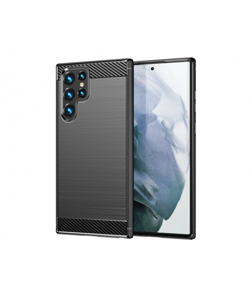 Husa Samsung Galaxy S23 Ultra, Carbon Pro, Negru