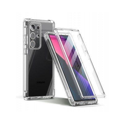 Husa Samsung Galaxy S23 Ultra, Kevlar 360, Protectie Totala, Transparenta