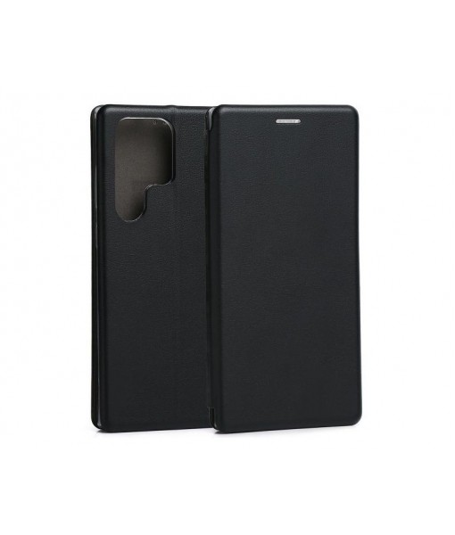 Husa Samsung Galaxy S23 Ultra, Flip Carte Cu Magnet, Negru