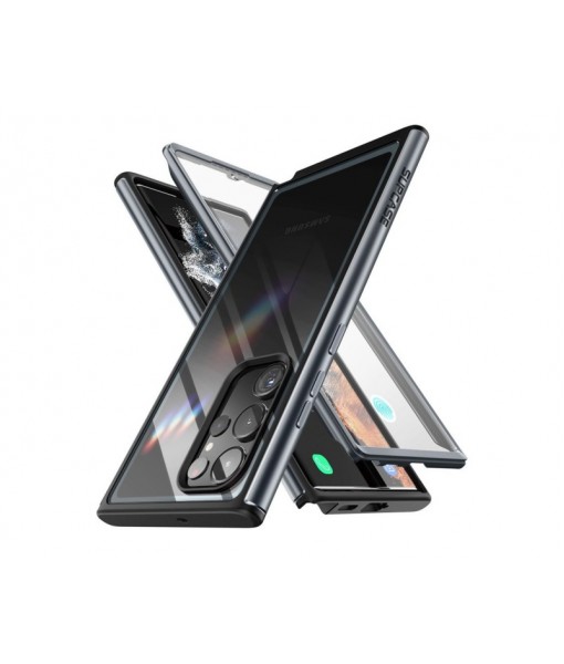 Husa Samsung Galaxy S22 Ultra, Supcase Edge Pro, Protectie 360, Negru