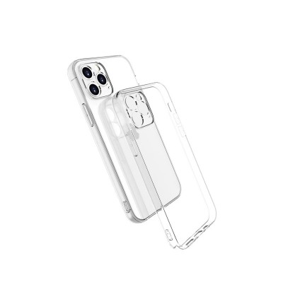 Husa iPhone 15 Pro, Silicon Premium Transparent, Grosime 2mm, Protectie La Camera