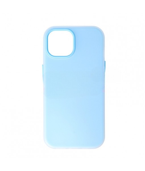 Husa iPhone 15 Plus, Candy Silicone, Baby Blue