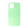 Husa iPhone 15 Plus, Candy Silicone, Light Green