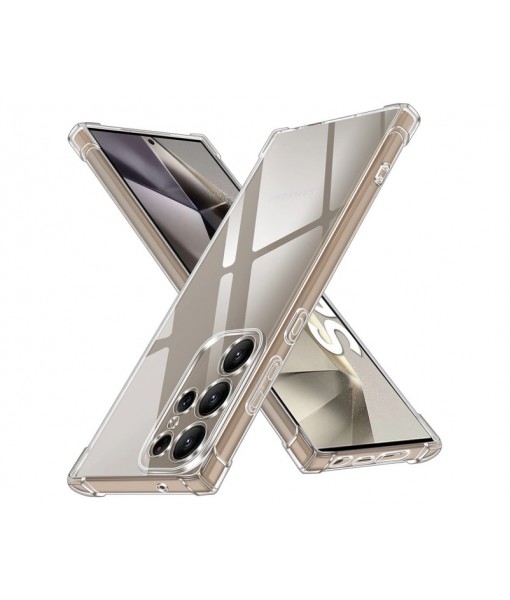 Husa Samsung Galaxy S24 Ultra, Antishock Crystal Armor, Colturi Intarite, Transparenta