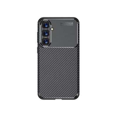 Husa Samsung Galaxy S24, Carbon Rugged, Silicon, Negru