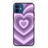 Husa Protectie AntiShock Premium, iPhone 12 mini, HEART IS PURPLE