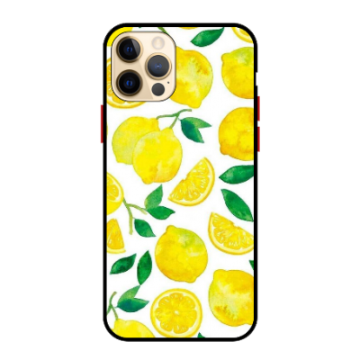 Husa Protectie AntiShock Premium, iPhone 12 Pro Max, Lemons