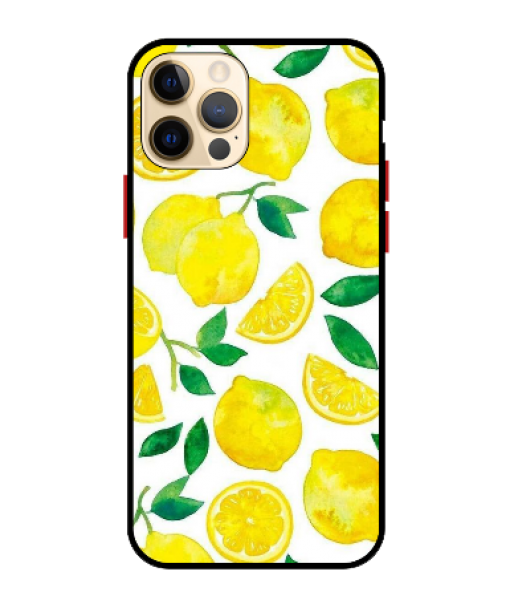 Husa Protectie AntiShock Premium, iPhone 12 / iPhone 12 Pro, Lemons