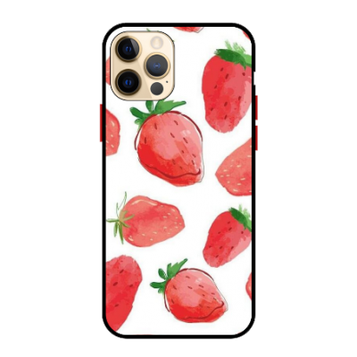 Husa Protectie AntiShock Premium, iPhone 12 Pro Max, Strawberry