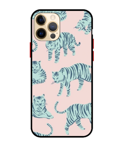 Husa Protectie AntiShock Premium, iPhone 12 mini, Tigers