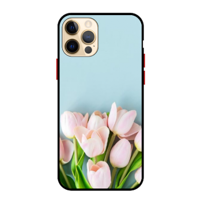 Husa Protectie AntiShock Premium, iPhone 12 Pro Max, Tulips