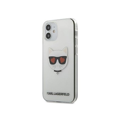 Husa Premium Karl Lagerfeld iPhone 12 Mini, Transparent Choupette