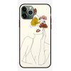 Husa IPhone 14 Pro Max, Protectie AntiShock, Flower Girl