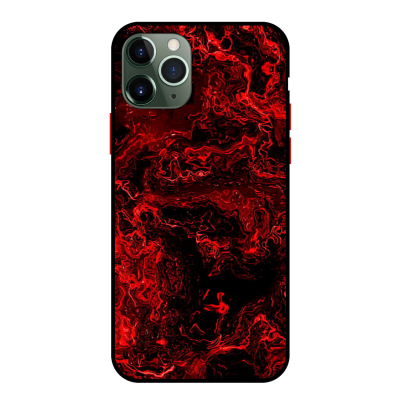 Husa Protectie AntiShock Premium, iPhone 12 Pro, Marble, Red