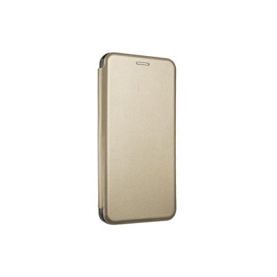 Husa Tip Flip Carte Cu Magnet Compatibila Cu iPhone 12 / iPhone 12 Pro , Gold