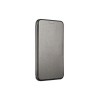 Husa Tip Flip Carte Cu Magnet Compatibila Cu iPhone 12 Pro Max Gri