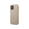 Husa Premium Originala Guess IPhone 12 mini ,Colectia Iridescent Love , Gold