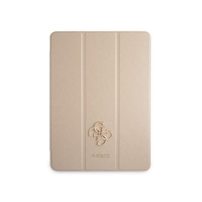 Husa Originala Guess Compatibila Cu iPad Pro 11" 2021, Colectia Big Logo Metal Saffiano, Gold