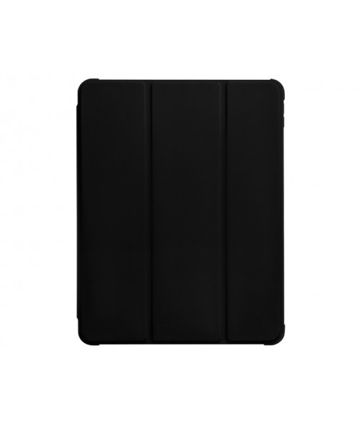 Husa Tableta Stand Case Smart Cover Pentru iPad Air 2020, Spate Transparent, Functie Stand, Negru