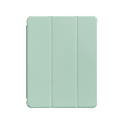 Husa Tableta Stand Case Smart Cover Pentru iPad Mini 6 2021, Spate Transparent, Functie Stand, Verde Mint