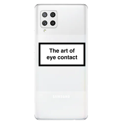 Husa Samsung Galaxy A42 5G, Silicon Premium, Eye Contact