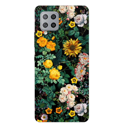 Husa Huawei FLOWERS - YELLOW